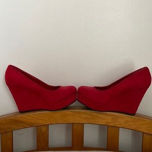 Red Heeled Wedges